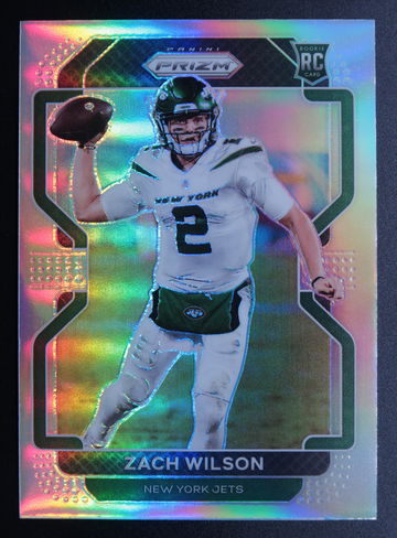 Zach Wilson 2021 Panini Prizm Silver RC #332 