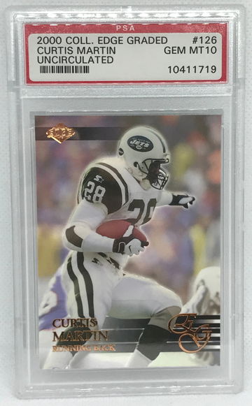 2000 Collectors Edge Graded #126 Curtis Martin Uncirculated PSA 10 /5000