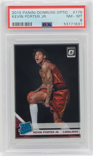 Kevin Porter Jr 2019 Donruss Optic #179 PSA 8