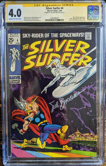 Silver Surfer #4 CGC 4.0 Signature Series