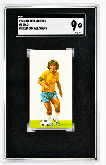 1978 Golden Wonder World Cup All Stars #9 Zico SGC 9