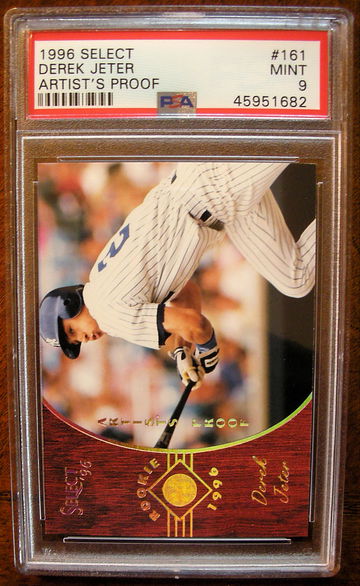 Derek Jeter 1996 Select #161 Artist's Proof PSA 9