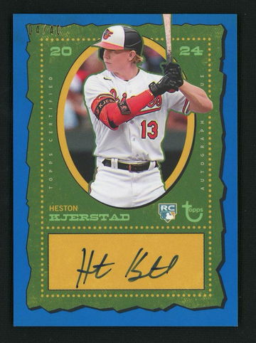 2024 Topps Brooklyn Collection Heston Kjerstad #AC-HK RC Auto /40