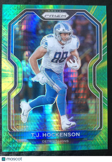 T. J. Hockenson 2020 Panini Prizm #201 HYPER Parallel #116/175 Detroit Lions 🏈