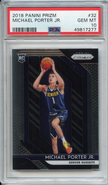 Michael Porter Jr. Prizm Rookie PSA 10 NEP