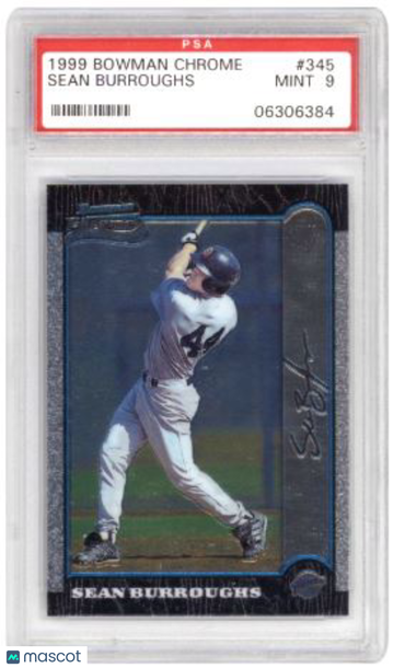 1999 Bowman Chrome Sean Burroughs #345 PSA 9
