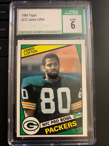 1984 Topps James Lofton HOF CSG 6