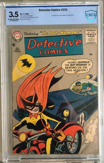 Detective Comics #233 (1956) CBCS 3.5; 1st app. & origin of Batwoman