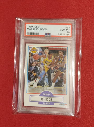1990 Fleer Magic Johnson Los Angeles Lakers 