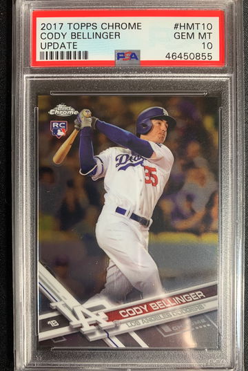 2017 Topps Chrome Update Cody Bellinger PSA 10 HMT10