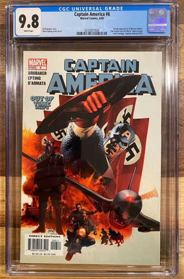Captain America #6 CGC 9.8 1st Winter Soldier