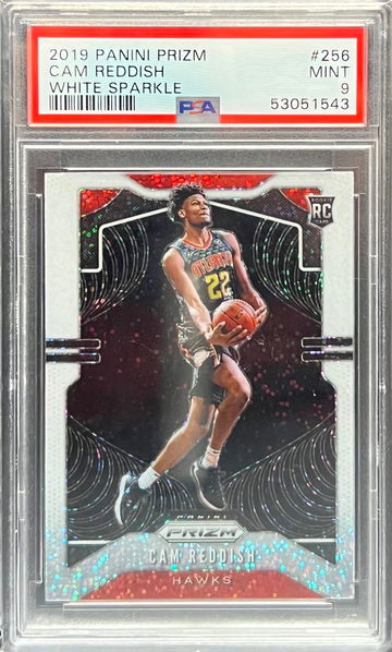 2019 Panini Prizm Cam Reddish 256 White Sparkle SSP PSA 9 RC Rookie
