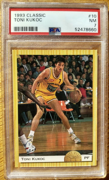 1993 Classic Toni Kukoc PSA 7