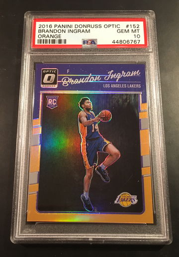 Brandon Ingram Optic Orange Rookie /199 PSA 10 (Pop 40)