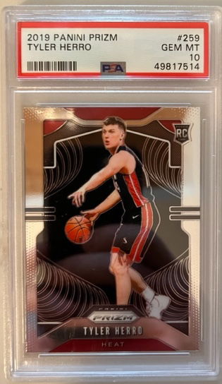 2019 Tyler Herro Prizm rookie PSA10
