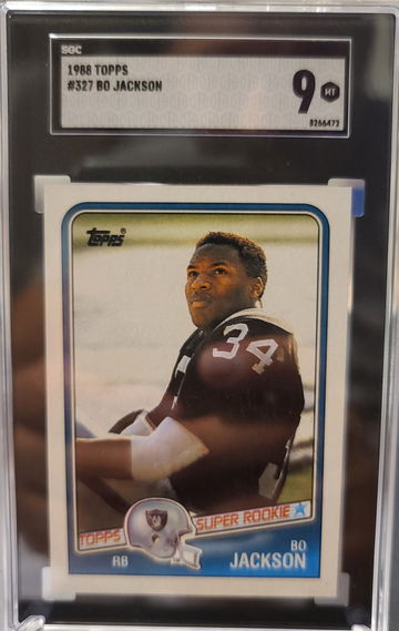 1988 Topps Bo Jackson #327 SGC 9 