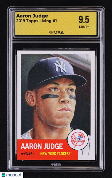 2018 Topps Living Aaron Judge #1 MBA 9.5