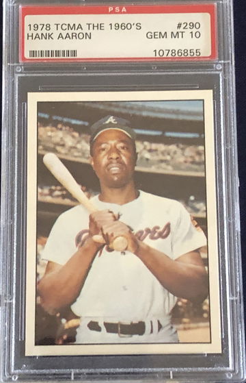 1978 TMC The 1960's Hank Aaron PSA 10 Gem Mint