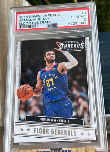2018 Panini Threads Floor Generals Jamal Murray #9 PSA 10 Gem Mint Low Pop! 🔥📈