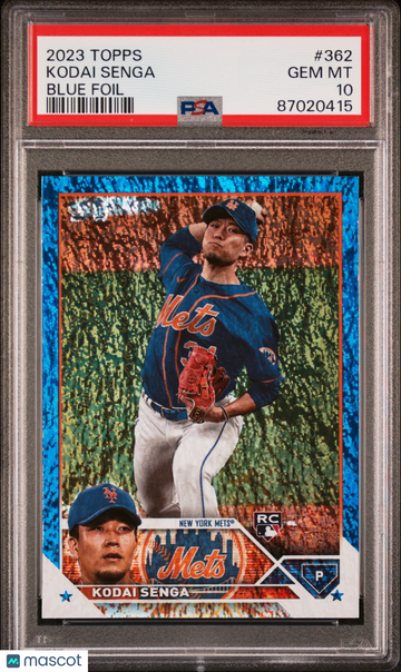 2023 Topps Kodai Senga #362 Blue Foil PSA 10
