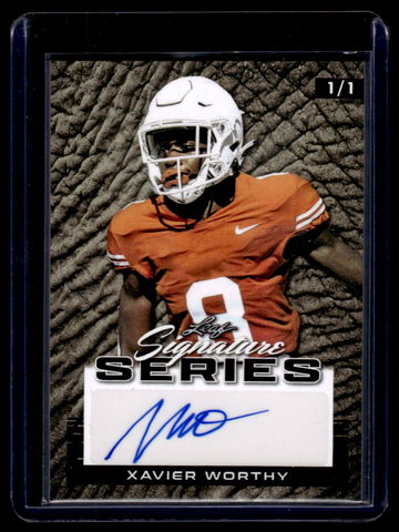 2022 Leaf Signature Series Xavier Worthy #SS-XW1 Auto 1/1