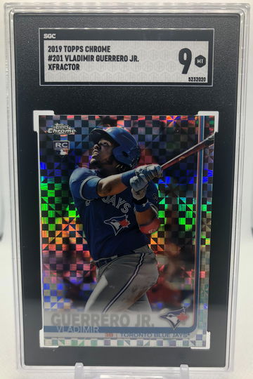 2019 Topps Chrome VLADIMIR GUERRERO JR X-Fractor