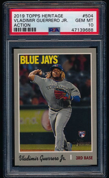Vladimir Guerrero Jr 2019 Heritage Action RC