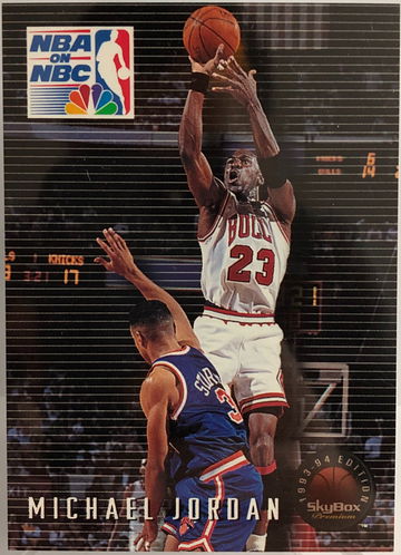 1993-94 Skybox Premium - Michael Jordan "NBA On NBC" #14 - Near Mint