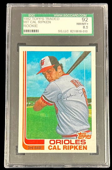 1982 Topps Traded Cal Ripken Jr. Rookie  #98T SGC 8.5