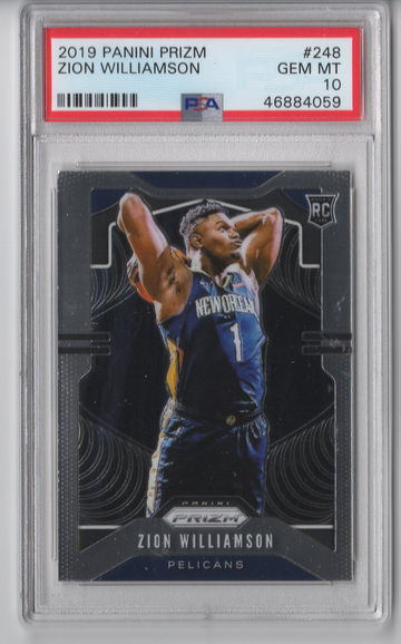 2019 prizm Zion williamson