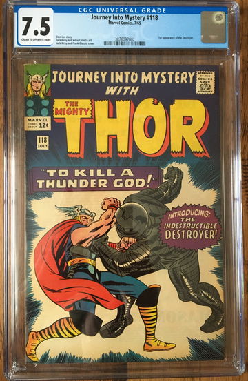 Journey Into Mystery #118 (1965) CGC 7.5 -- 1st appearance of the Destroyer