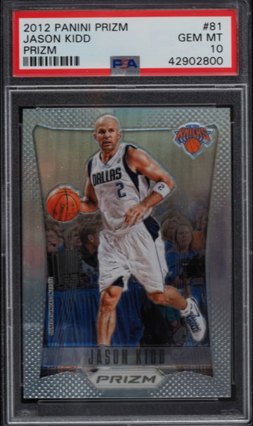 2012 Prizm Silver Jason Kidd PSA10