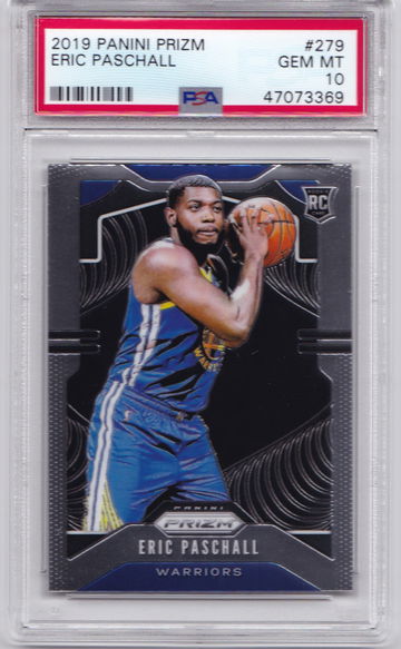 2019 Eric Paschall Prizm PSA 10