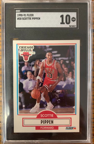 1990-91 Fleer Scottie Pippen #30