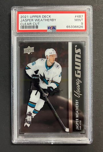 2021-22 Upper Deck Young Guns Clear Cut Jasper Weatherby