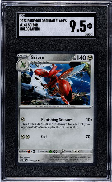 2023 Obsidian Flames #141/197 Scizor SGC 9.5