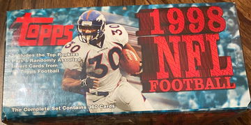 1998 Topps Football Factory Sealed Set Peyton Manning RC