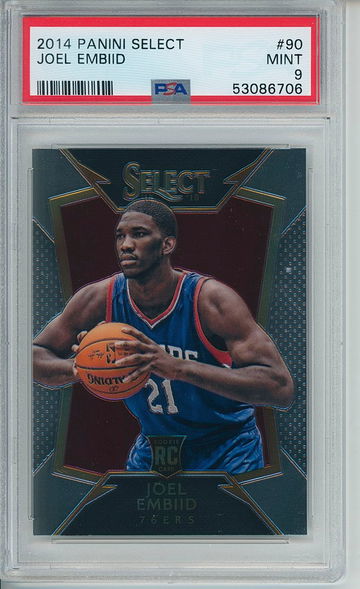 2014 Panini Select Joel Embiid PSA 9 Mint