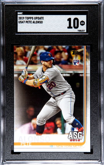 2019 Topps Update Pete Alonso RC #US47 RC SGC 10