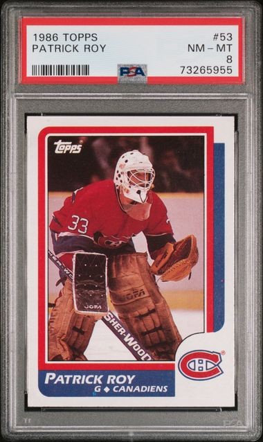 1986 Topps Patrick Roy #53 PSA 8 (BillsGridironGreats)
