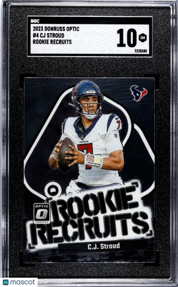 2023 Donruss Optic CJ Stroud #4 Rookie Recruits SGC 10