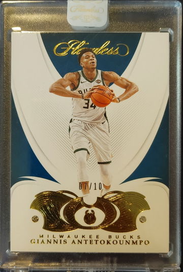 Factory sealed- 2018-19 Flawless Diamond Gold Double Diamond #'d 07/10