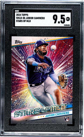 2024 Topps Stars of MLB Junior Caminero #SMLB-50 RC SGC 9.5