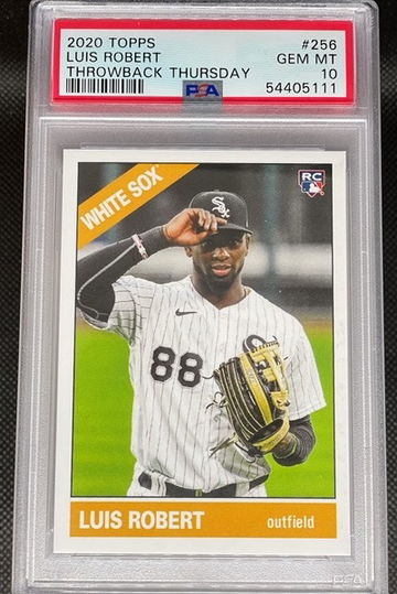PSA 10 Topps Throwback Thursday Luis Robert #256 RC