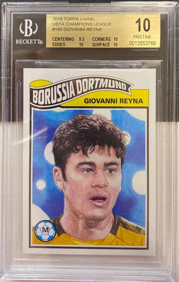 2019 Topps living UEFA champions league Giovanni Reyna bgs 10 Preston’s 