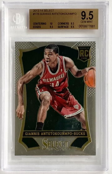 2013-14 Giannis Antetokounmpo Select BGS 9.5 True Gem