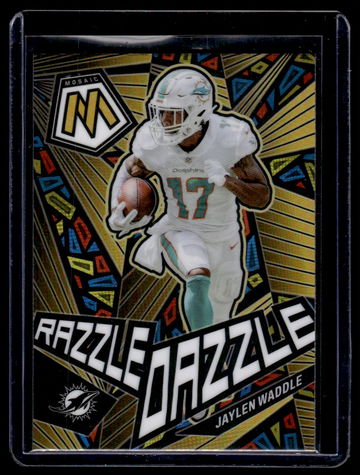 2023 Panini Mosaic Razzle Dazzle Jaylen Waddle #RD-12 SSP