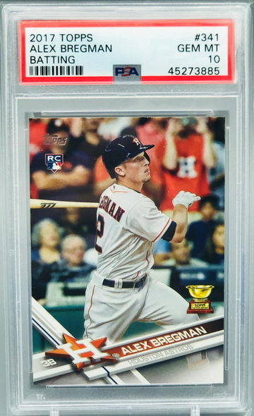 Alex Bregman 2017 Topps Base Rookie PSA 10