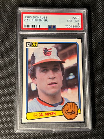 1983 Donruss Cal Ripken Jr. PSA 8 - Brand New Slab