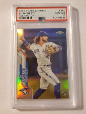2020 Topps Chrome #150 Bo Bichette Refractor PSA 10 Gem Mint 